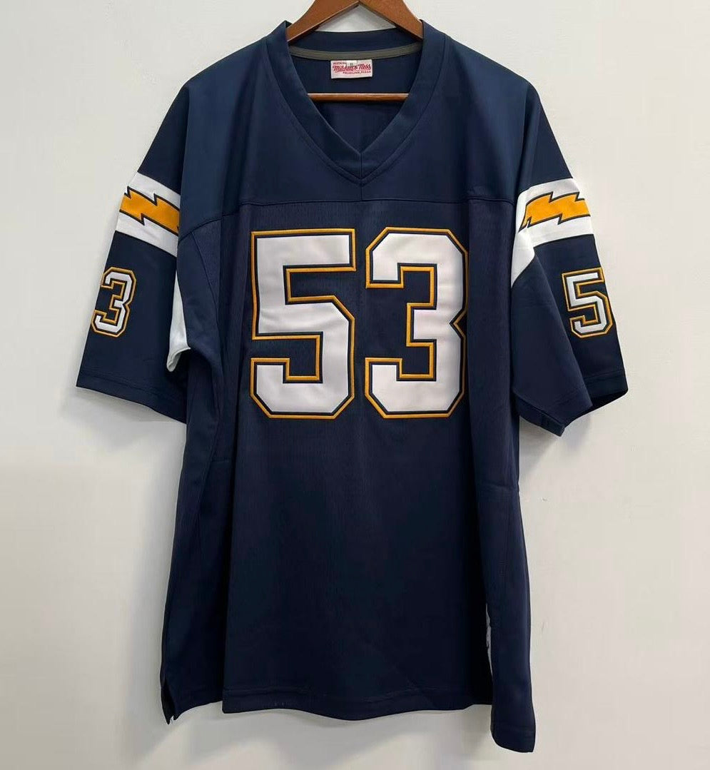 Any name & Number San Diego Chargers 1980’s NFL Mitchell & product image 3
