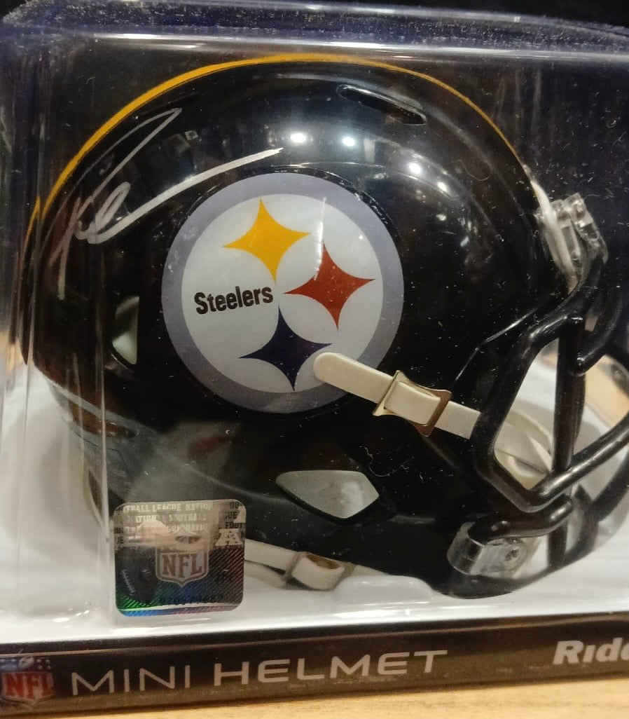 Russell Wilson Autographed Pittsburgh Steelers Mini Helmet product image 2