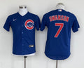 Dansby Swanson YOUTH Chicago Cubs Official MLB jersey blue product image 1