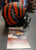 Ickey Woods Autographed Cincinnati Bengals Mini Helmet with product image 1