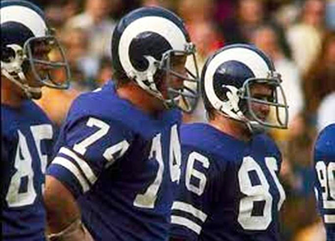 Any name & Number customized Los Angeles Rams NFL Mitchell product image 3