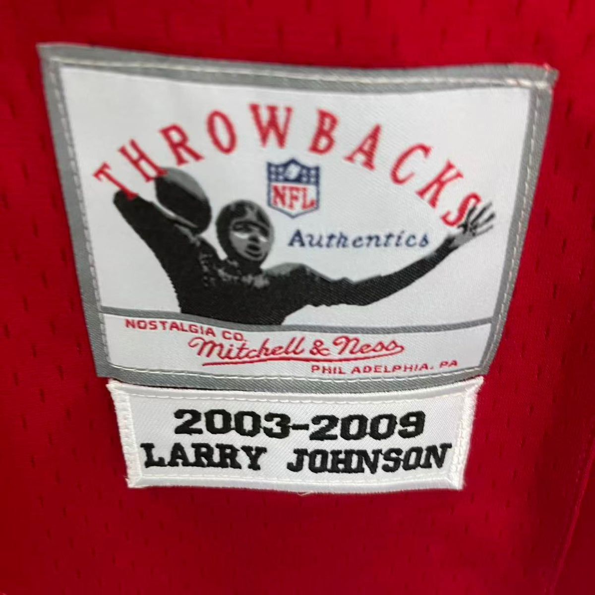 Larry Johnson Kansas City Chiefs Official NFL Mitchell & product image 3