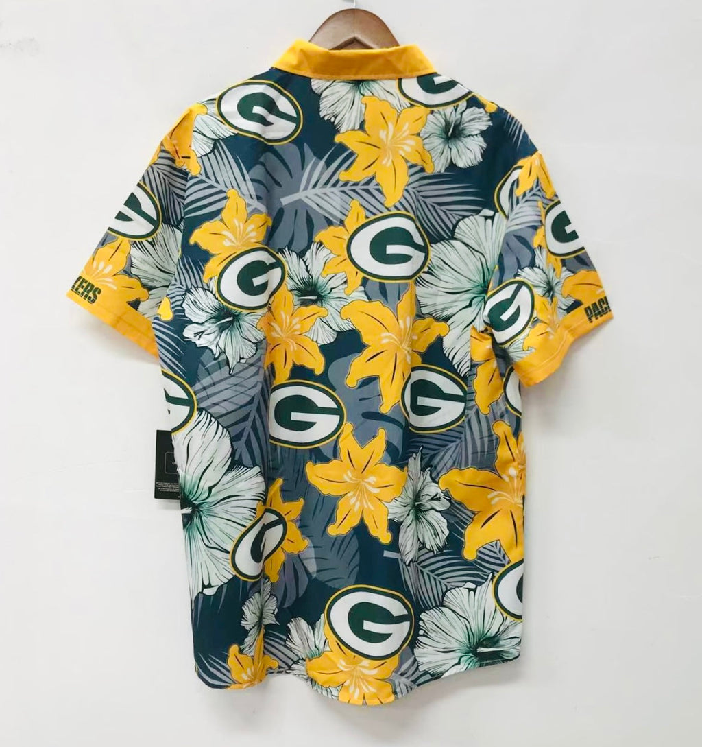 Green Bay Packers Official NFL Floral Palm shirt product image 2