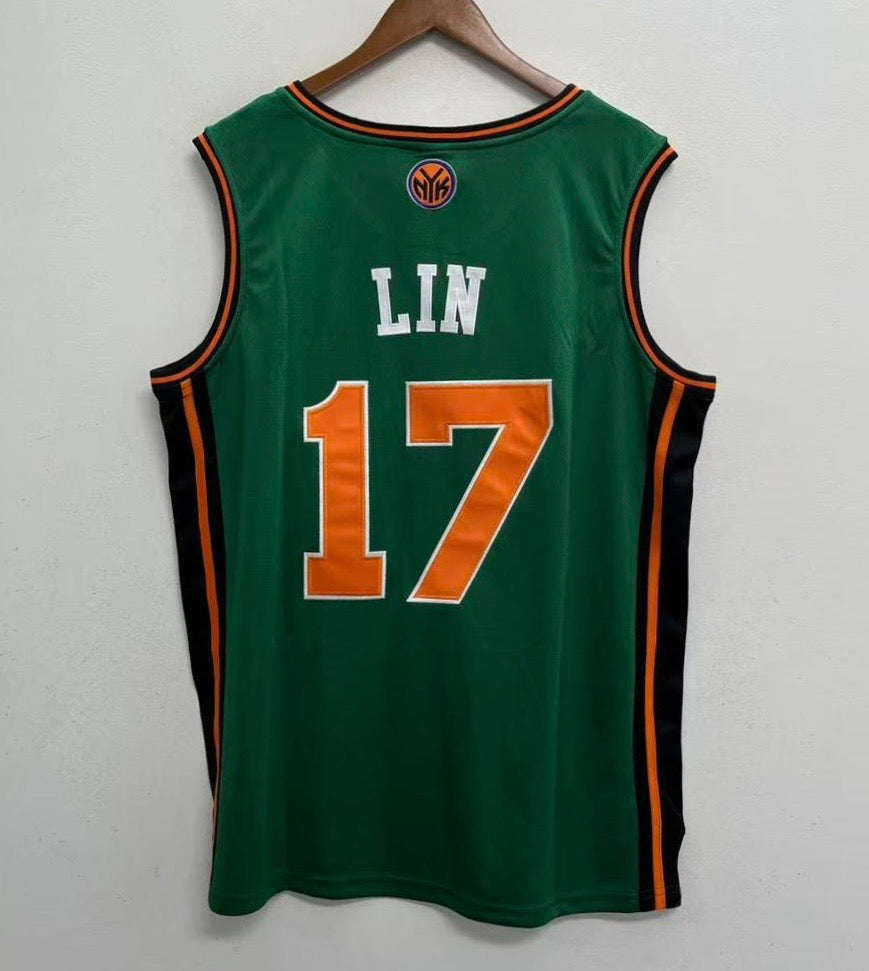 Jeremy Lin New York Knicks Official NBA Jersey Adidas green product image 3