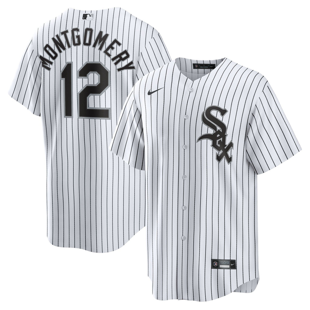 Chicago White Sox Colson Montgomery White Home Replica Jersey product image 2, provided for visual reference and product
