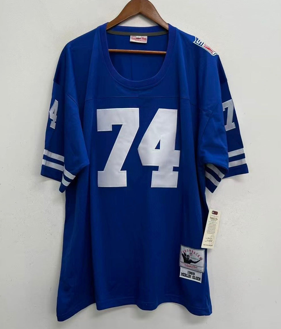 Merlin Olsen 1969 Los Angeles Rams NFL Mitchell & Ness product image 2