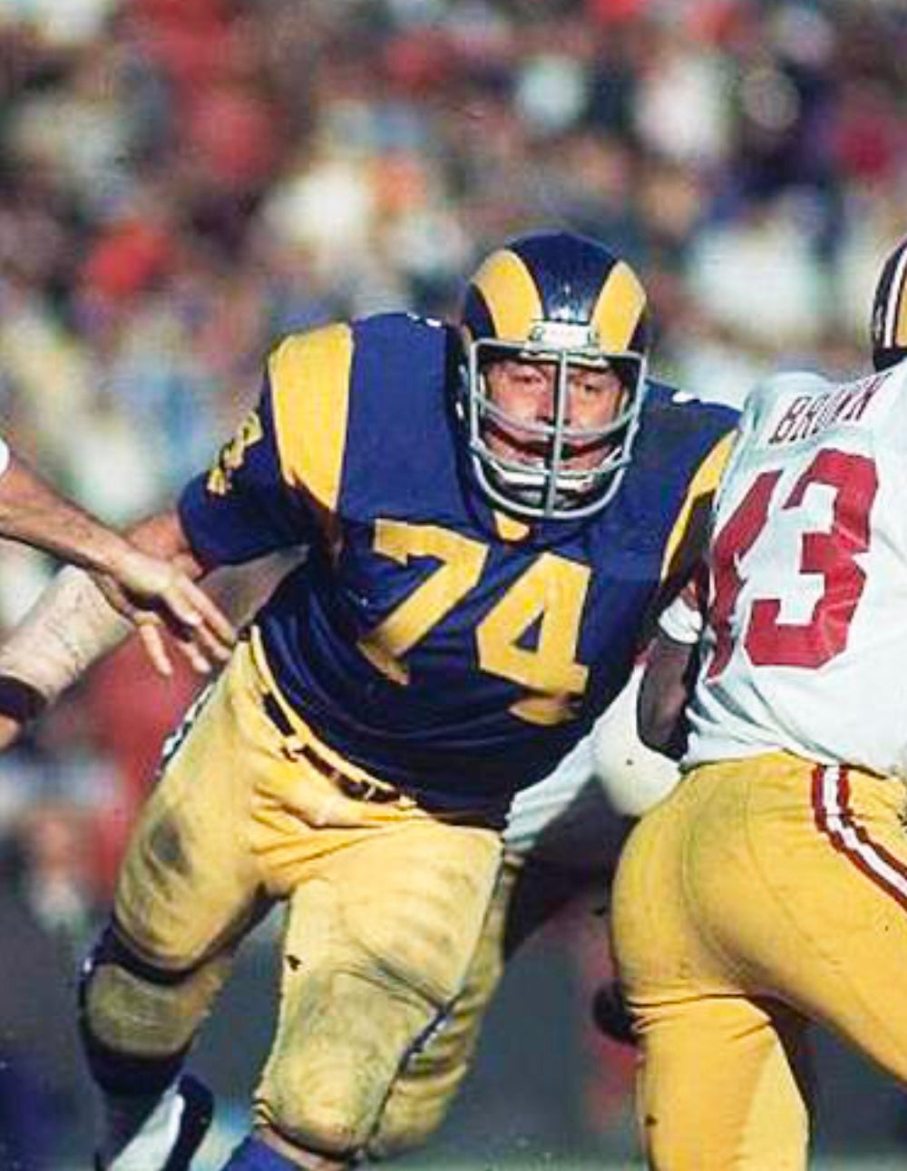 Merlin Olsen 1974 Los Angeles Rams NFL Mitchell & Ness product image 3