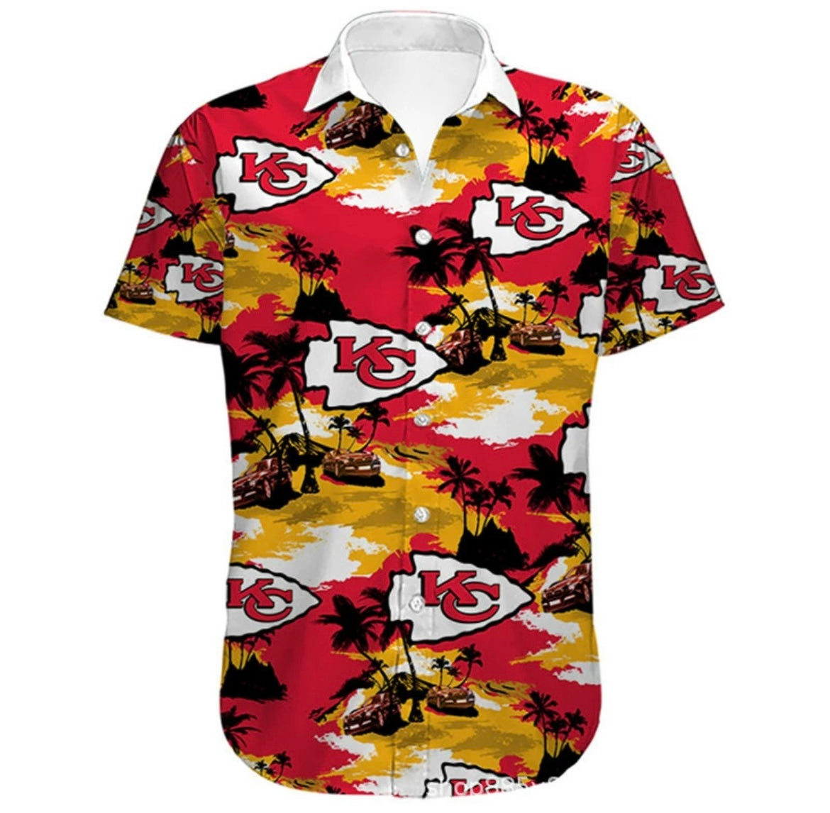 Kansas City Chiefs Official NFL Floral Palm shirt product image 1