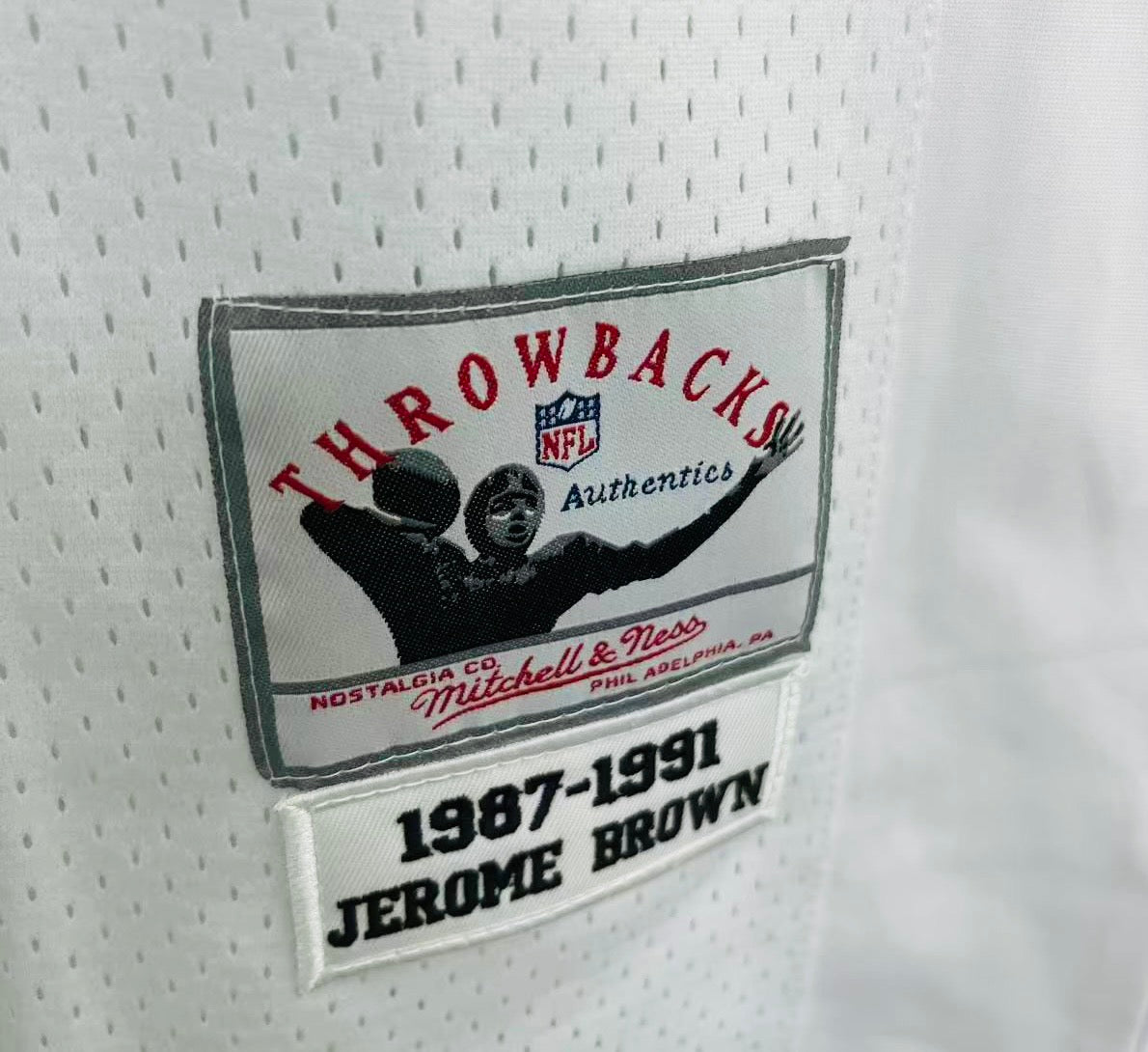 Jerome Brown Philadelphia Eagles Official NFL Mitchell & product image 3