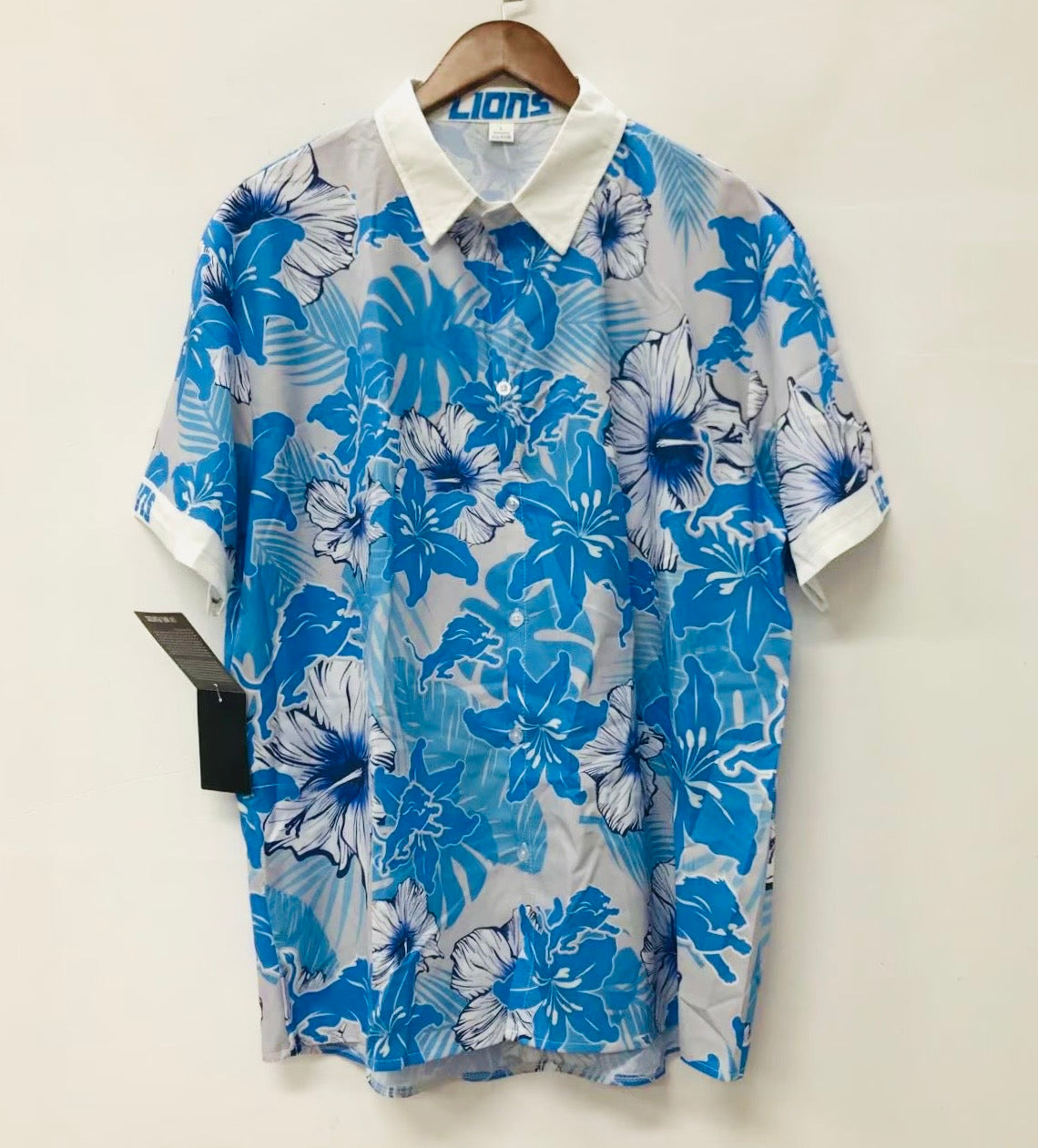 Detroit Lions Official NFL Floral Palm shirt product image 1