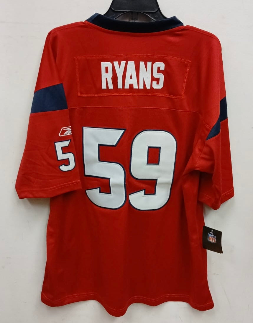DeMeco Ryans Houston Texans official NFL Reebok Jersey RED product image 1