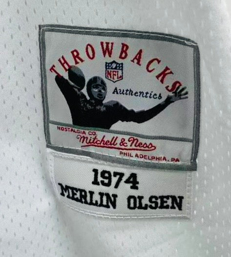 Merlin Olsen 1974 Los Angeles Rams NFL Mitchell & Ness product image 3