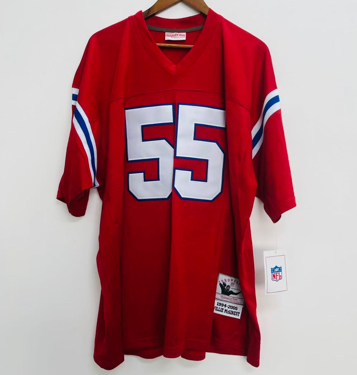 Willie McGinest New England Patriots Official NFL Mitchell product image 2