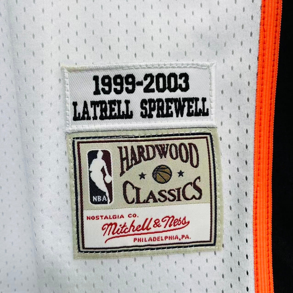 Latrell Sprewell New York Knicks Official NBA Mitchell & product image 3