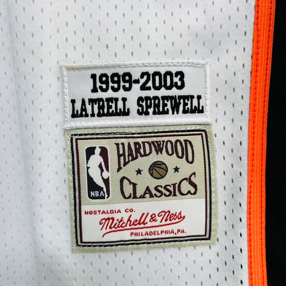 Latrell Sprewell New York Knicks Official NBA Mitchell & product image 3