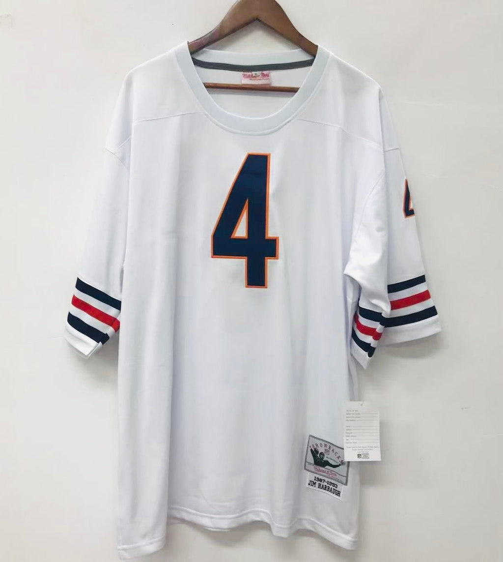 Jim Harbaugh Chicago Bears NFL Mitchell & Ness Jersey white product image 2