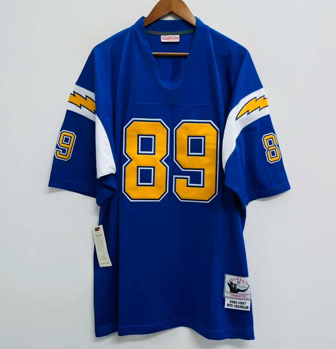 Wes Chandler San Diego Chargers Official NFL Mitchell & product image 2