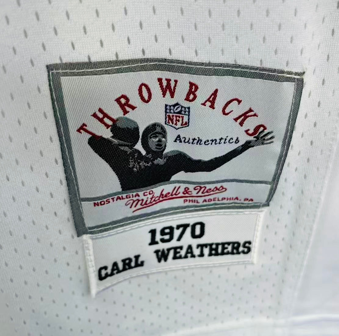 Carl Weathers 1970 Oakland Raiders Mitchell & Ness Jersey product image 3