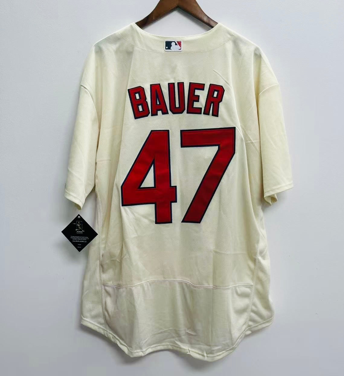 Trevor Bauer Cleveland Indians Official MLB Majestic jersey product image 1