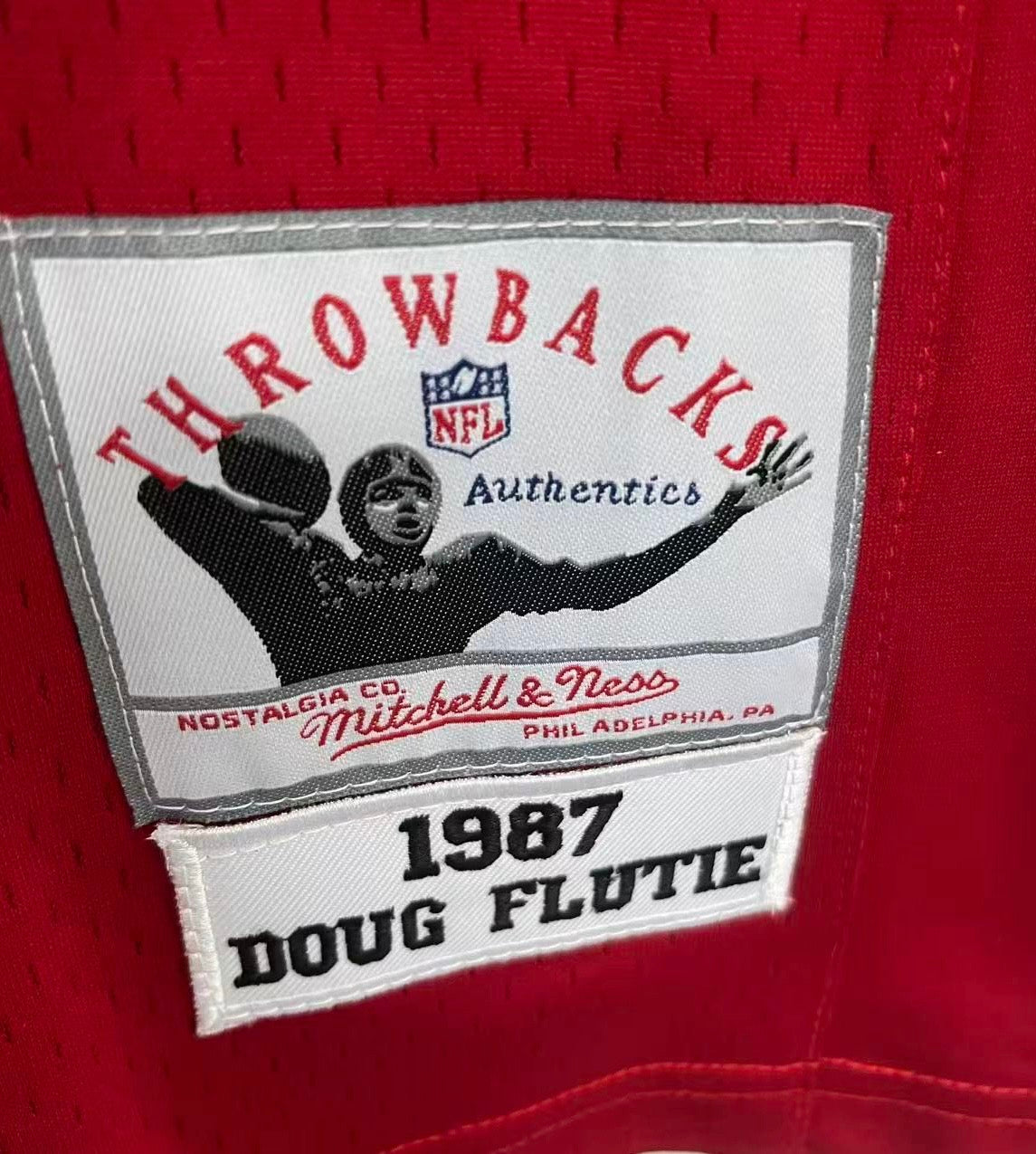 Doug Flutie New England Patriots Official NFL Mitchell & product image 3