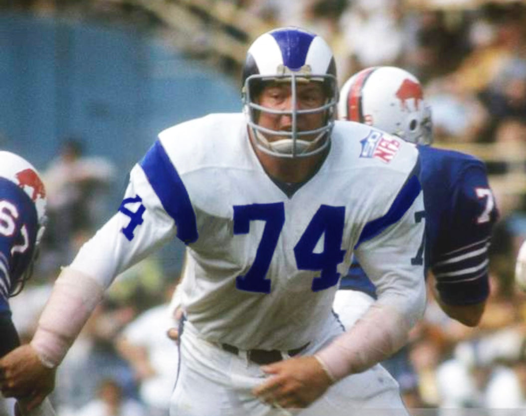 Merlin Olsen 1969 Los Angeles Rams NFL Mitchell & Ness product image 5