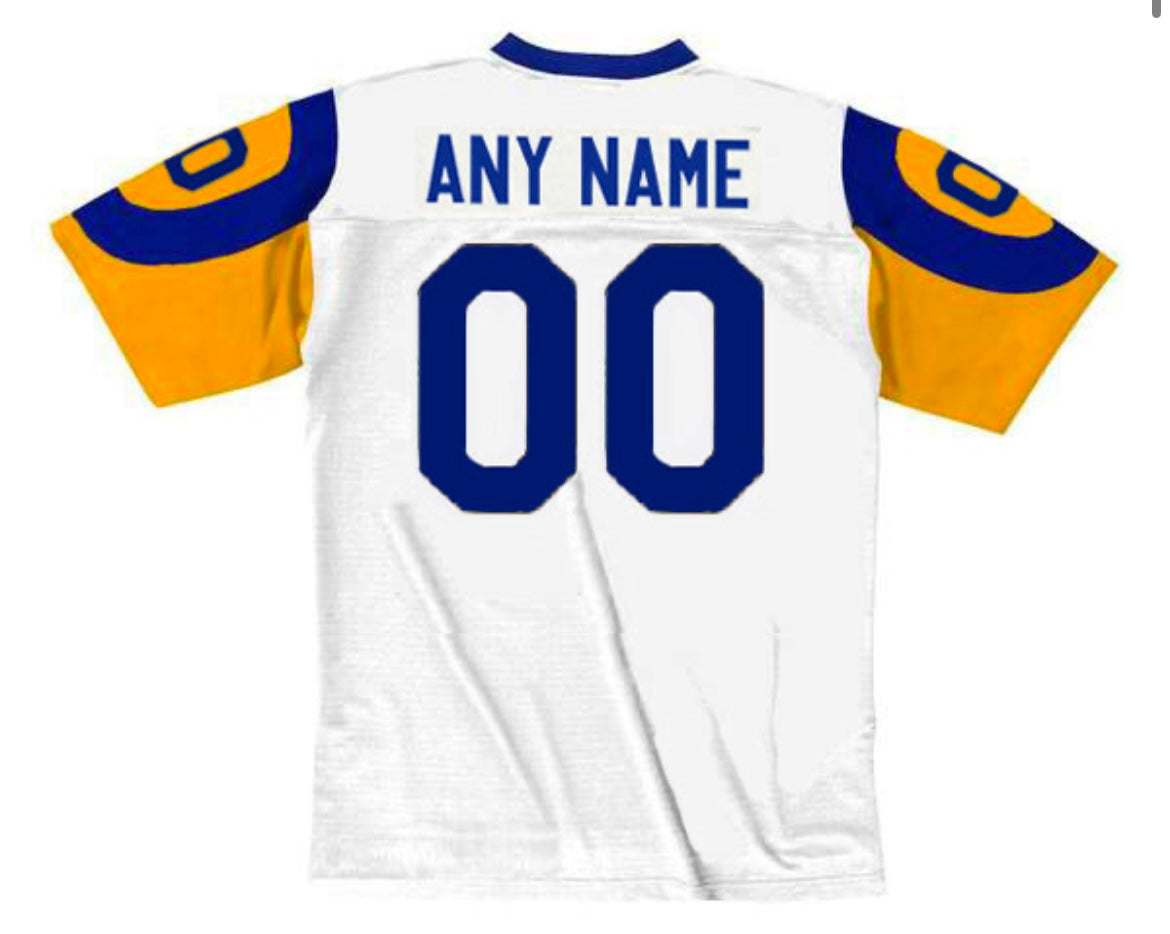 Any name & Number customized Los Angeles Rams NFL Mitchell product image 1