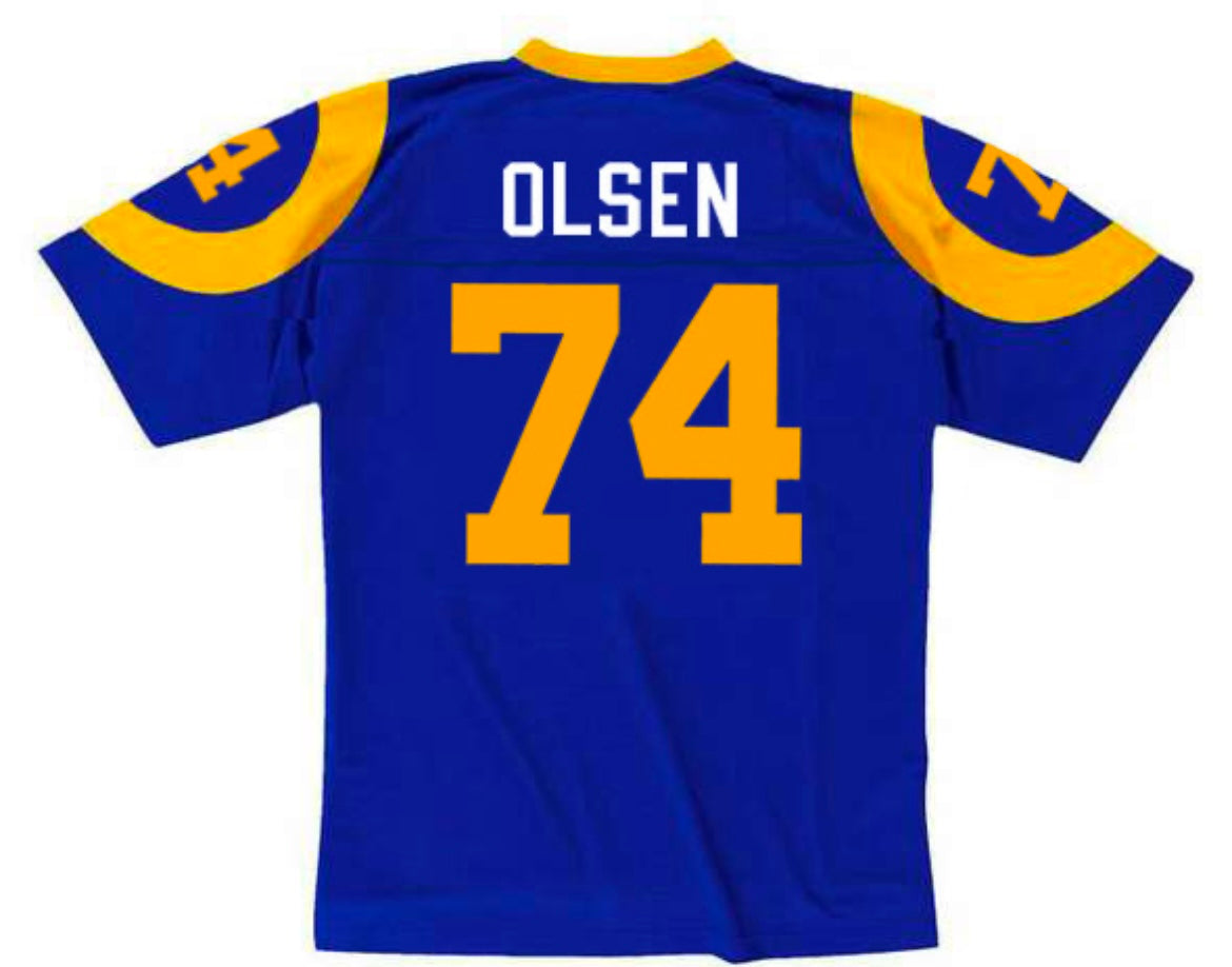 Merlin Olsen 1974 Los Angeles Rams NFL Mitchell & Ness product image 1