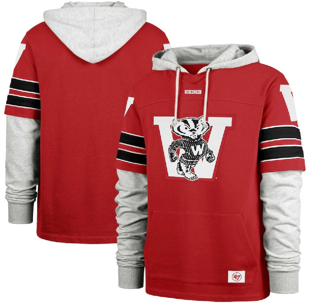 Wisconsin Badgers Official NCAA 47 brand hoodie product image 1