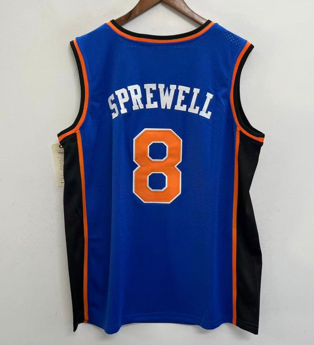 Latrell Sprewell New York Knicks Official NBA Mitchell & product image 1