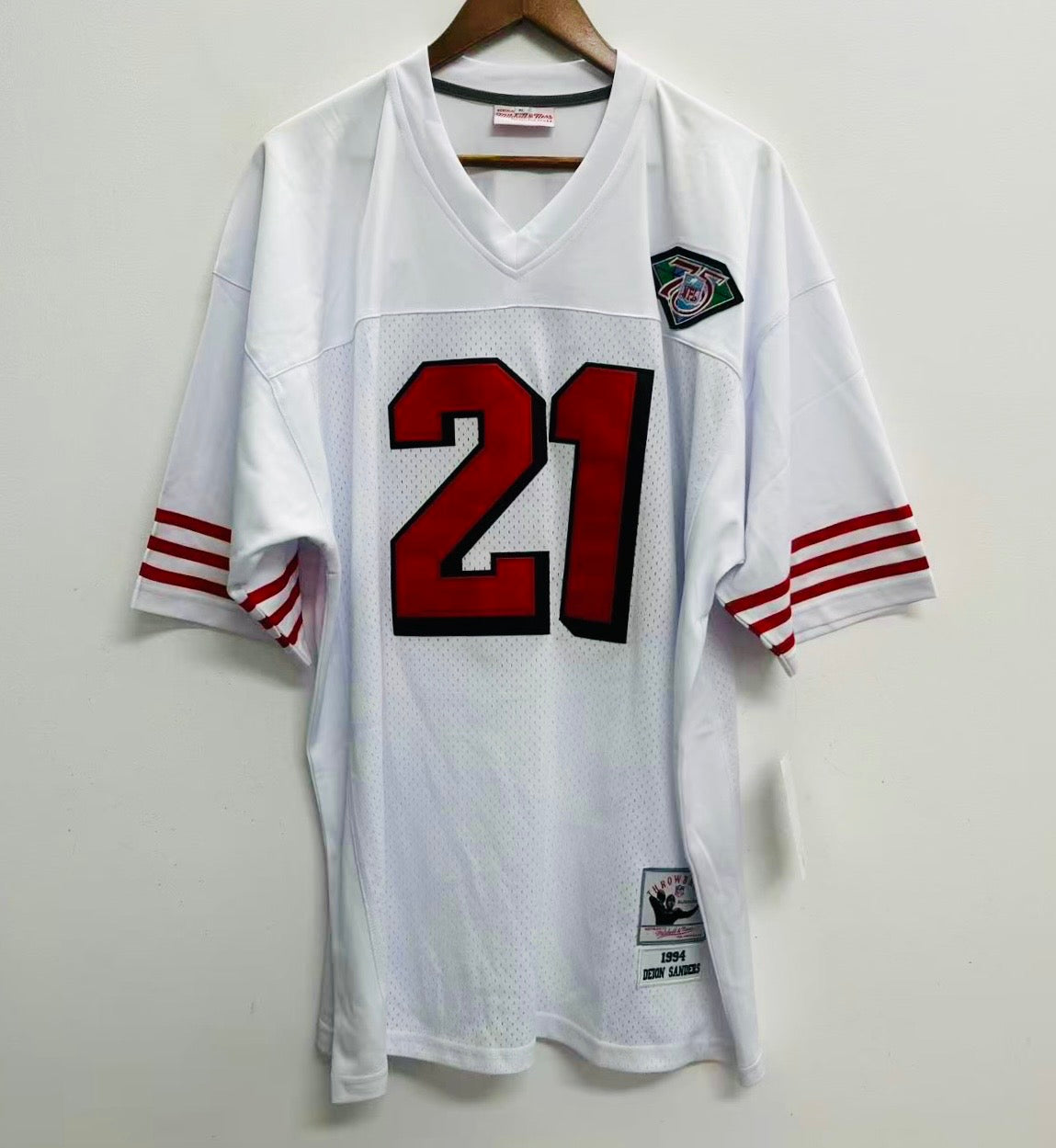 Deion Sanders San Francisco 49ers Jersey 1994 Mitchell & product image 2