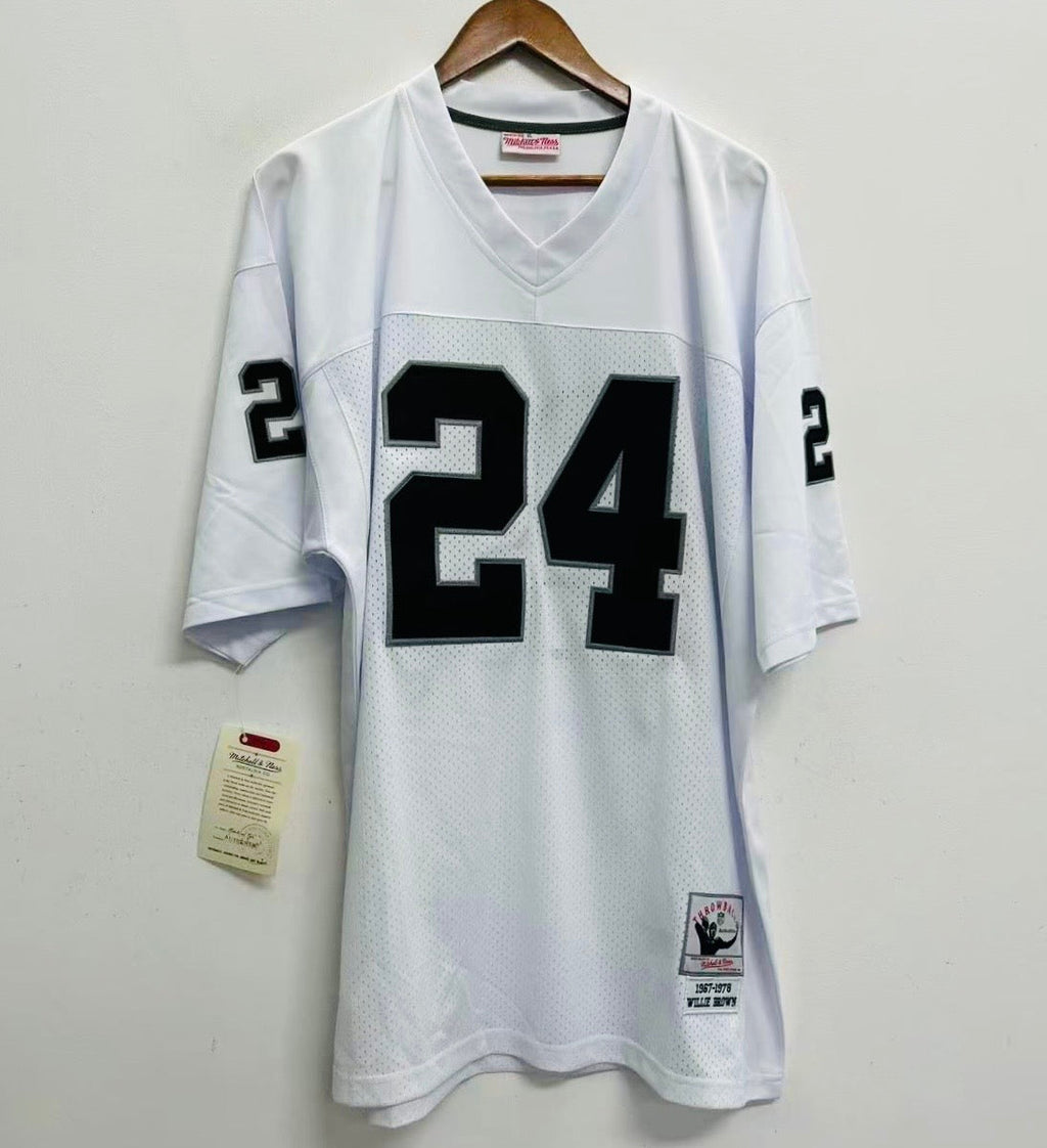 Willie Brown Oakland Raiders Mitchell & Ness Jersey white product image 2