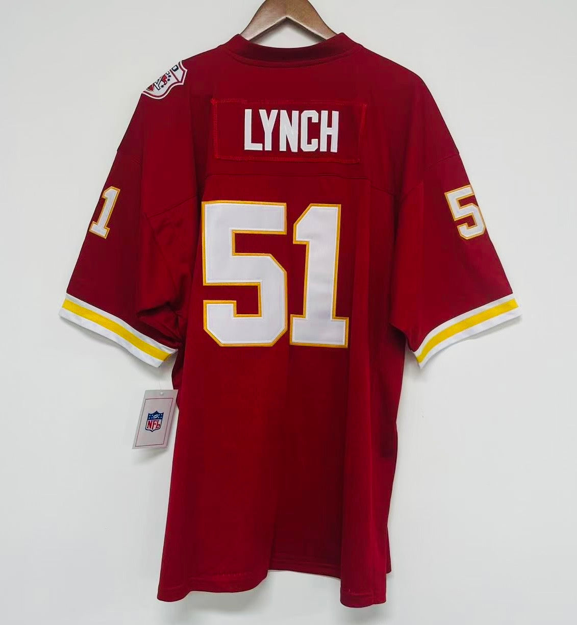 Jim Lynch 1969 Kansas City Chiefs NFL Mitchell & Ness Jersey product image 1