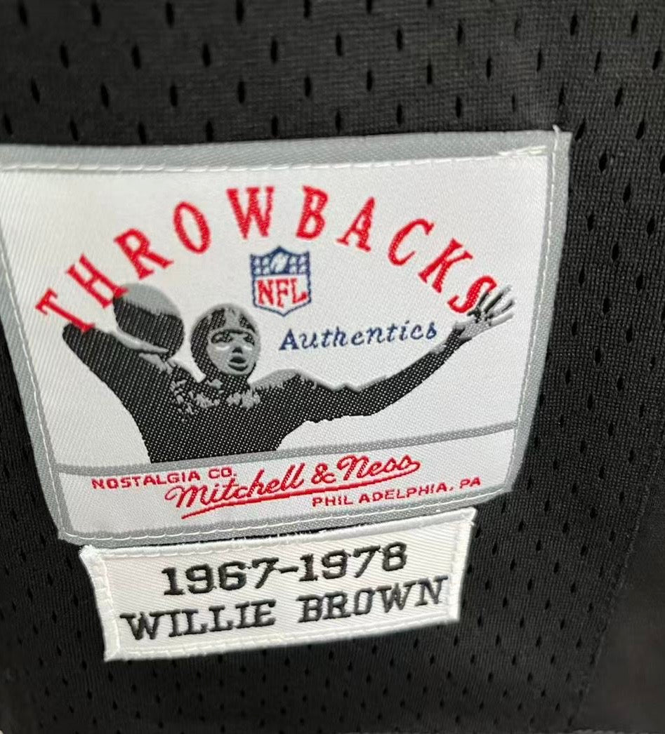 Willie Brown Oakland Raiders Mitchell & Ness Jersey product image 3