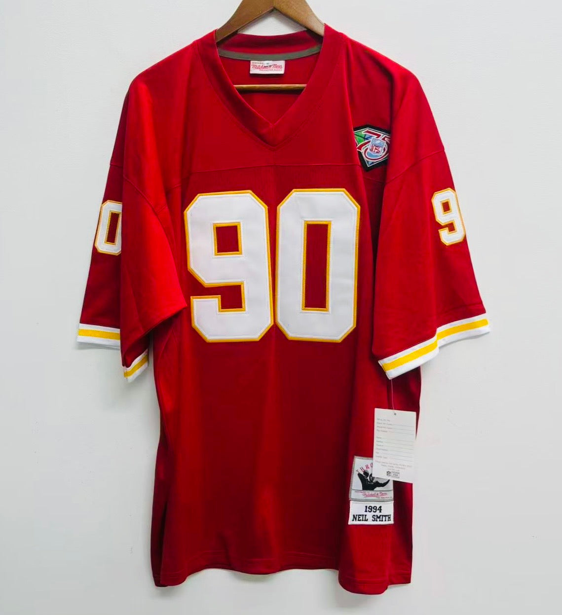 Neil Smith 1994 Kansas City Chiefs NFL Mitchell & Ness product image 2