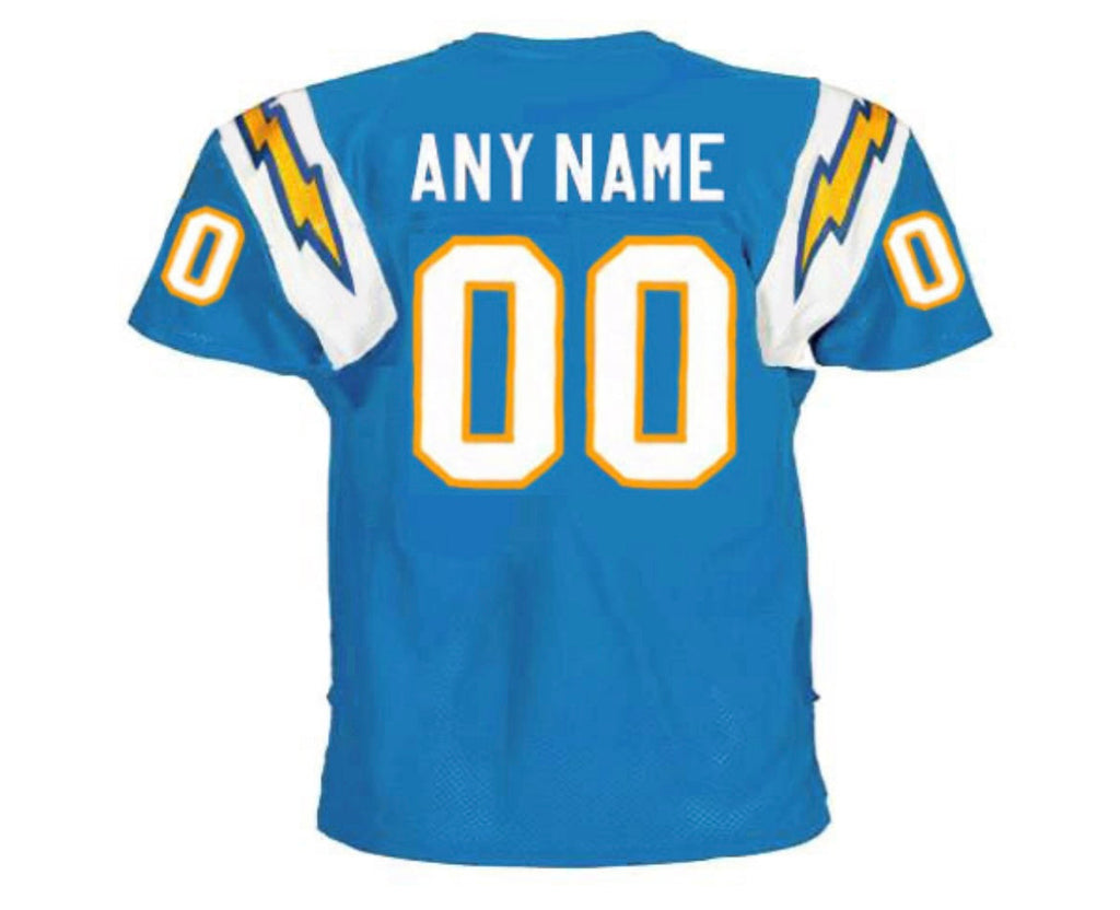 Any name & Number San Diego Chargers 1990’s NFL Mitchell & product image 1