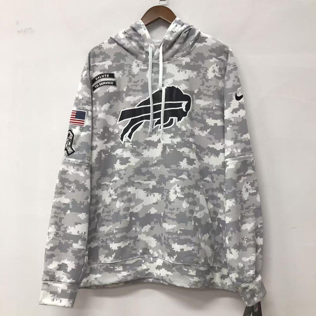 Buffalo Bills Salute to Service Nike hoodie 2024 product image 1