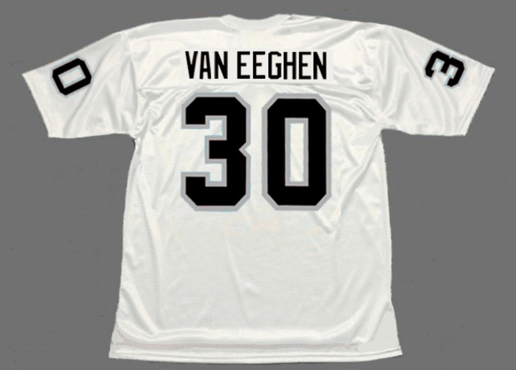 Mark Van Eeghen Oakland Raiders Mitchell & Ness Jersey white product image 1