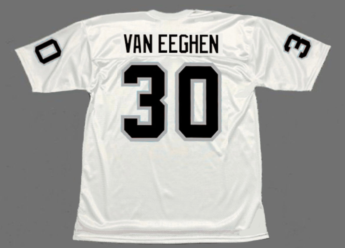 Mark Van Eeghen Oakland Raiders Mitchell & Ness Jersey white product image 1