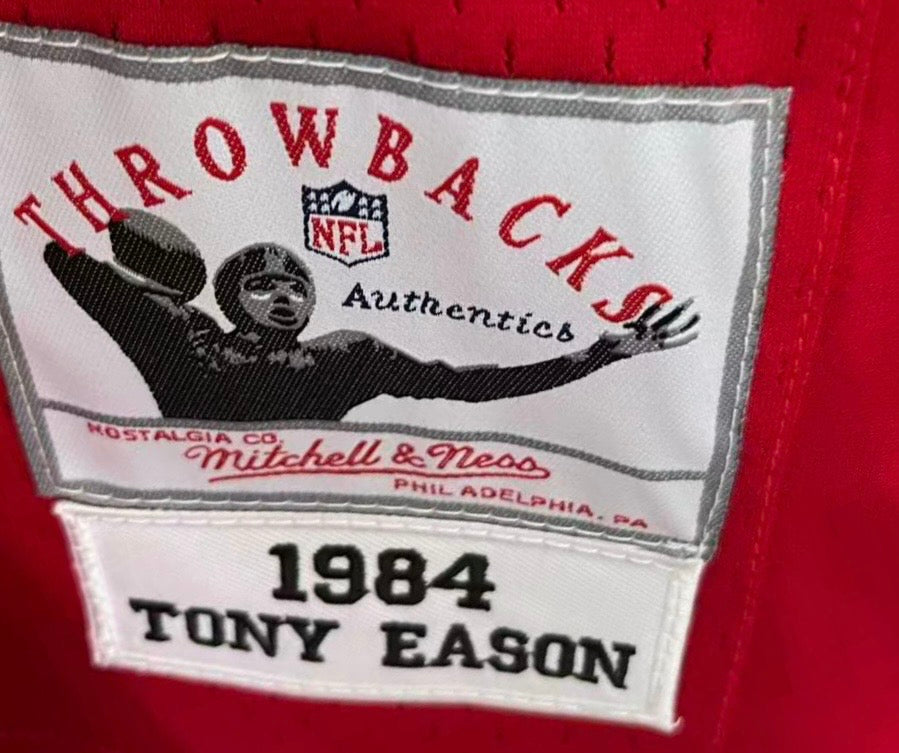 Tony Eason 1984 New England Patriots Official NFL Mitchell product image 3