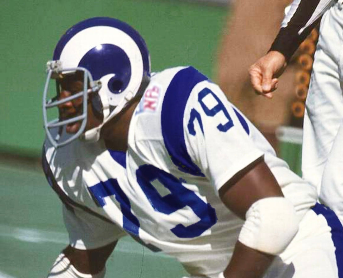 Coy Bacon 1969 Los Angeles Rams NFL Mitchell & Ness Jersey product image 6