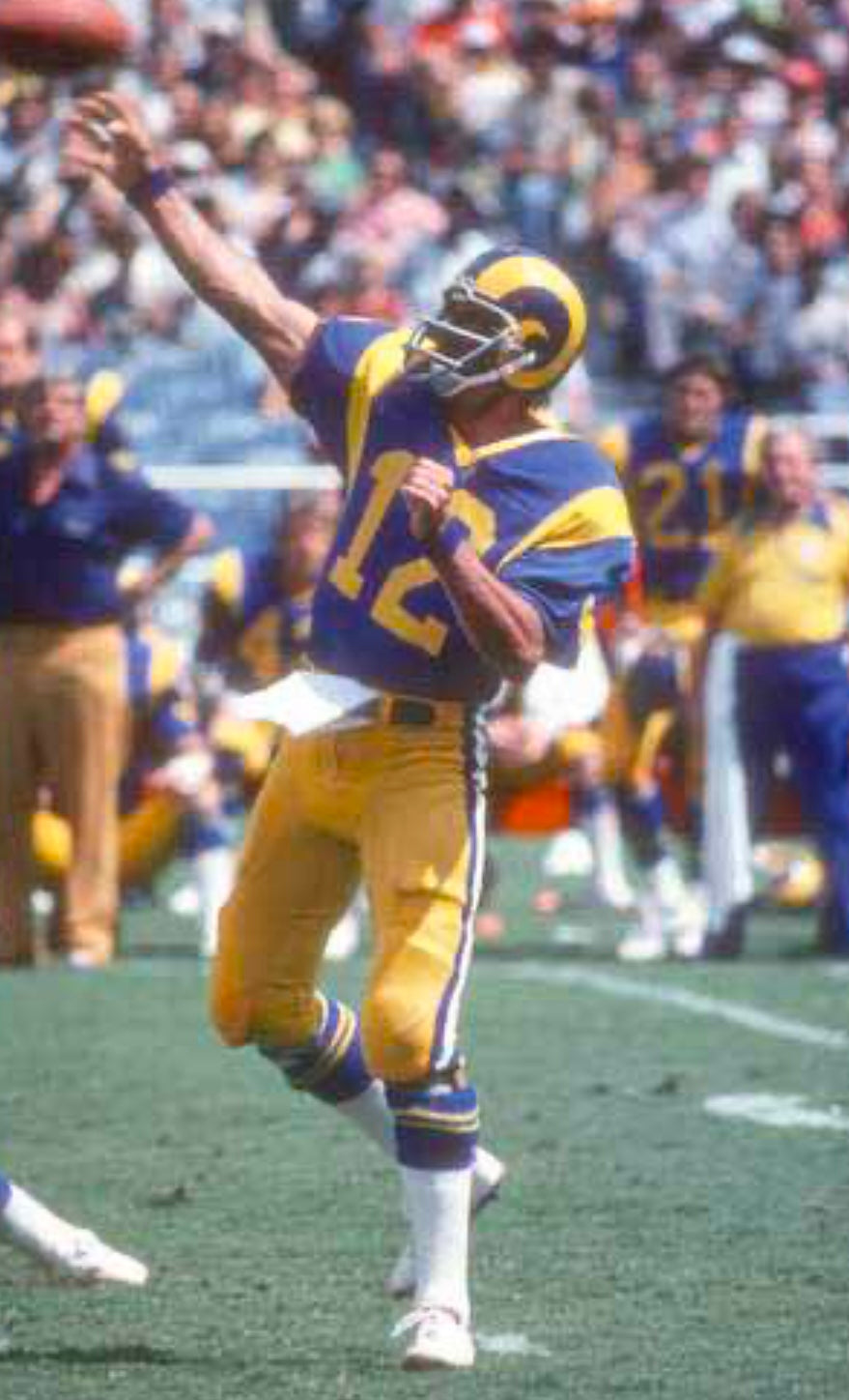 Joe Namath Los Angeles Rams NFL Mitchell & Ness Jersey blue product image 4