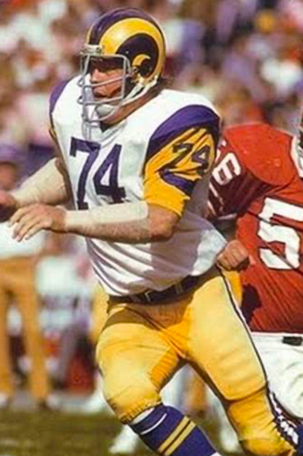 Merlin Olsen 1974 Los Angeles Rams NFL Mitchell & Ness product image 4
