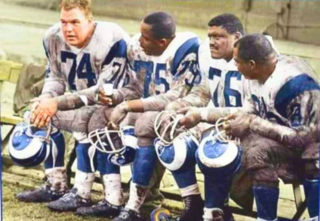 Rosey Grier Los Angeles Rams NFL Mitchell & Ness Jersey product image 5