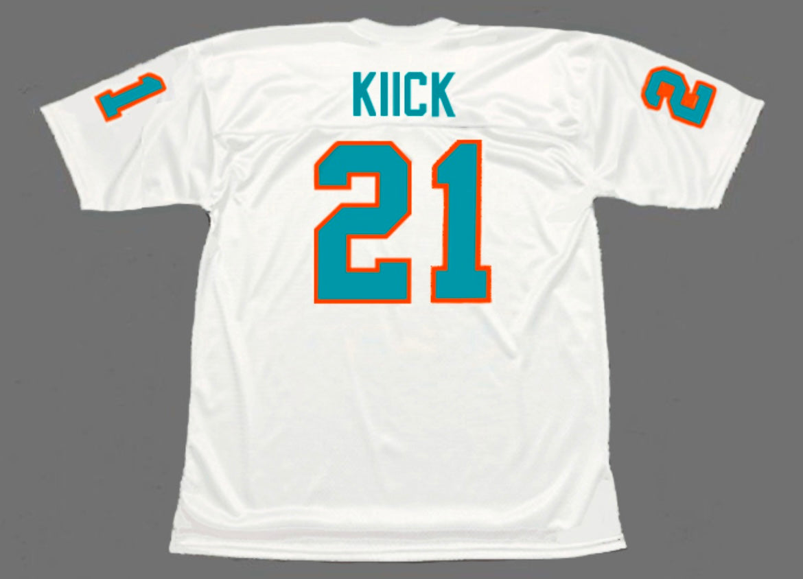 Jim Kiick Miami Dolphins NFL Mitchell & Ness Jersey white product image 1