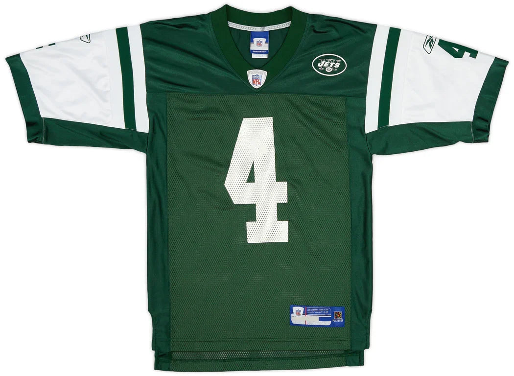 Brett Favre New York Jets Official NFL Reebok Jersey green product image 2