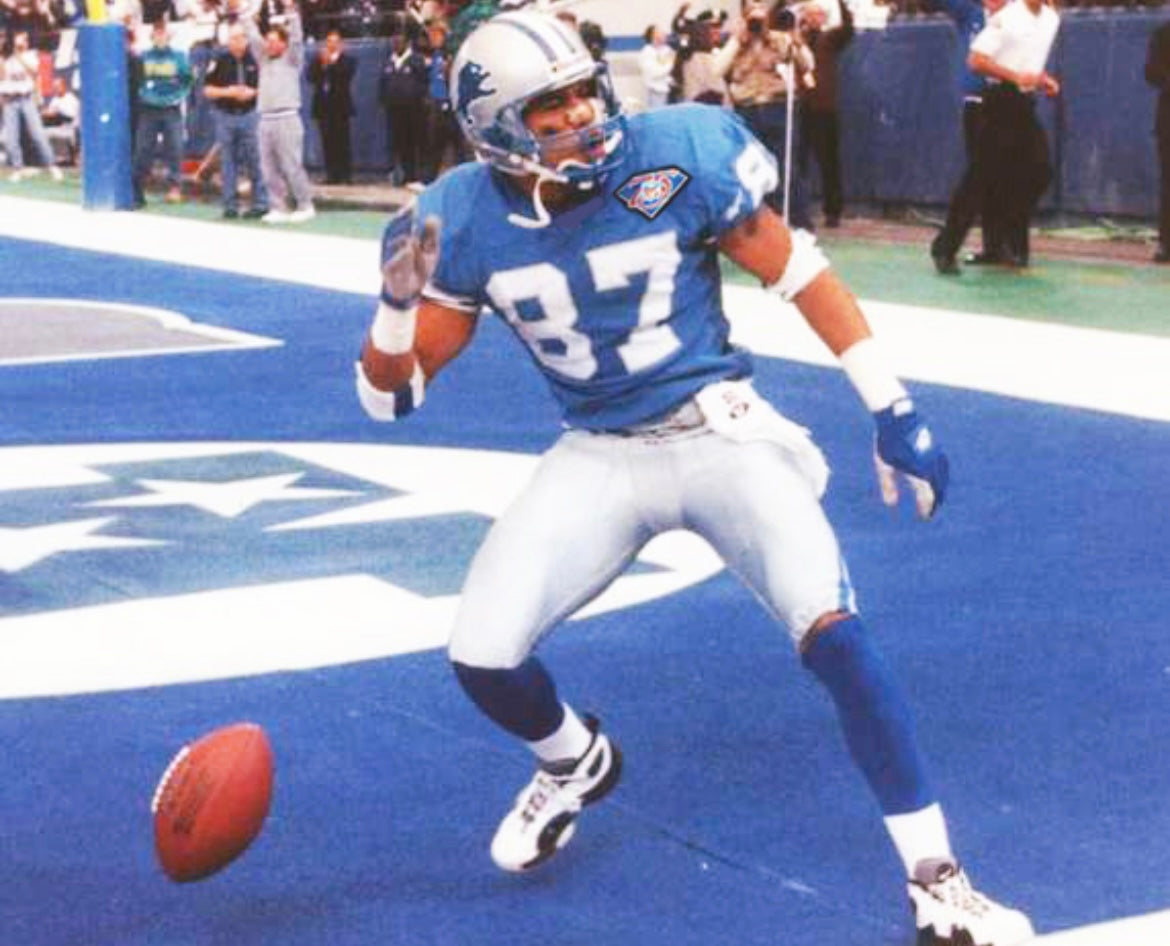 Johnnie Morton 1994 Detroit Lions NFL Mitchell & Ness Jersey product image 4