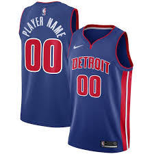 Any name and number Detroit Pistons customized Official NBA product image 1