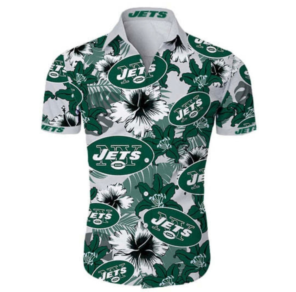 New York Jets Official NFL Floral Palm shirt product image 1