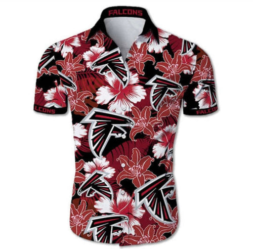 Atlanta Falcons Official NFL Floral Palm shirt product image 1
