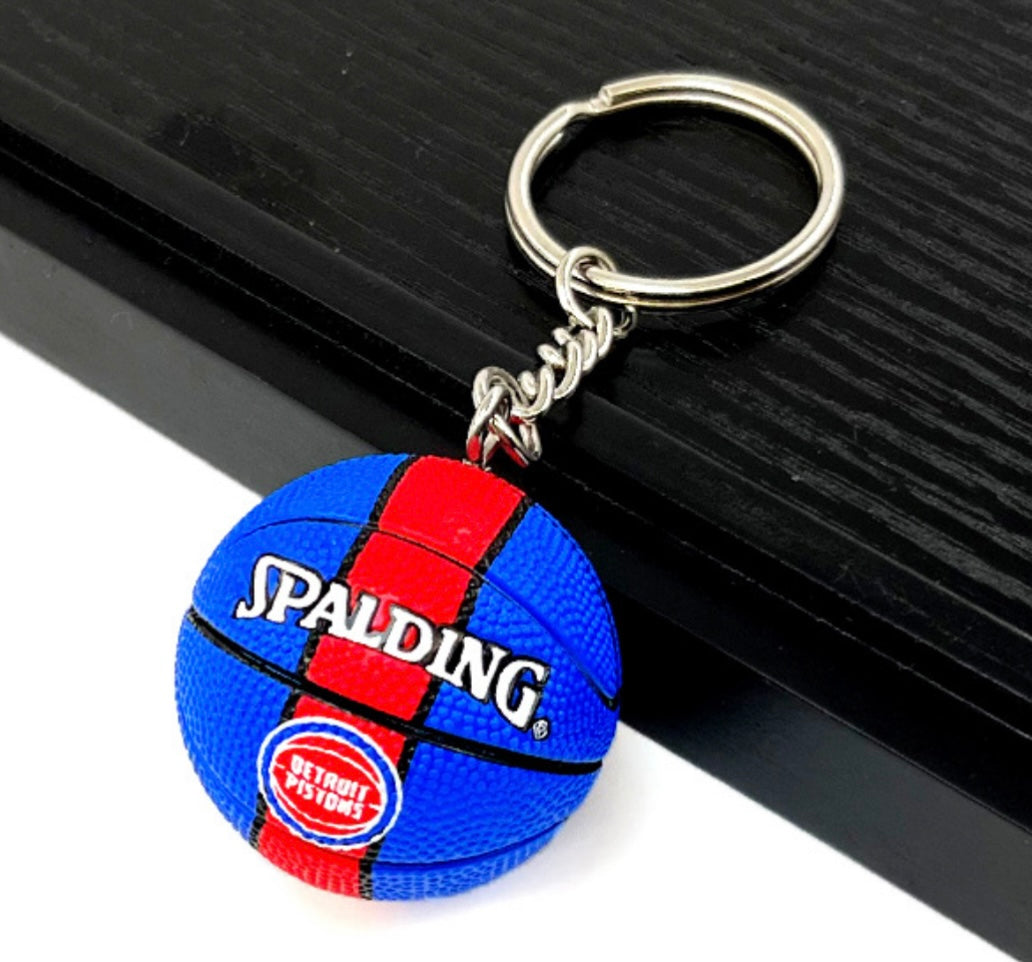Detroit Pistons NBA basketball keychain product image 1